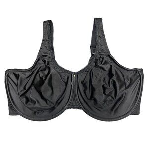 Wacoal Bra 855192 Full Figure Basic Beauty Underwire Bra Sz 40DDD‎ Black